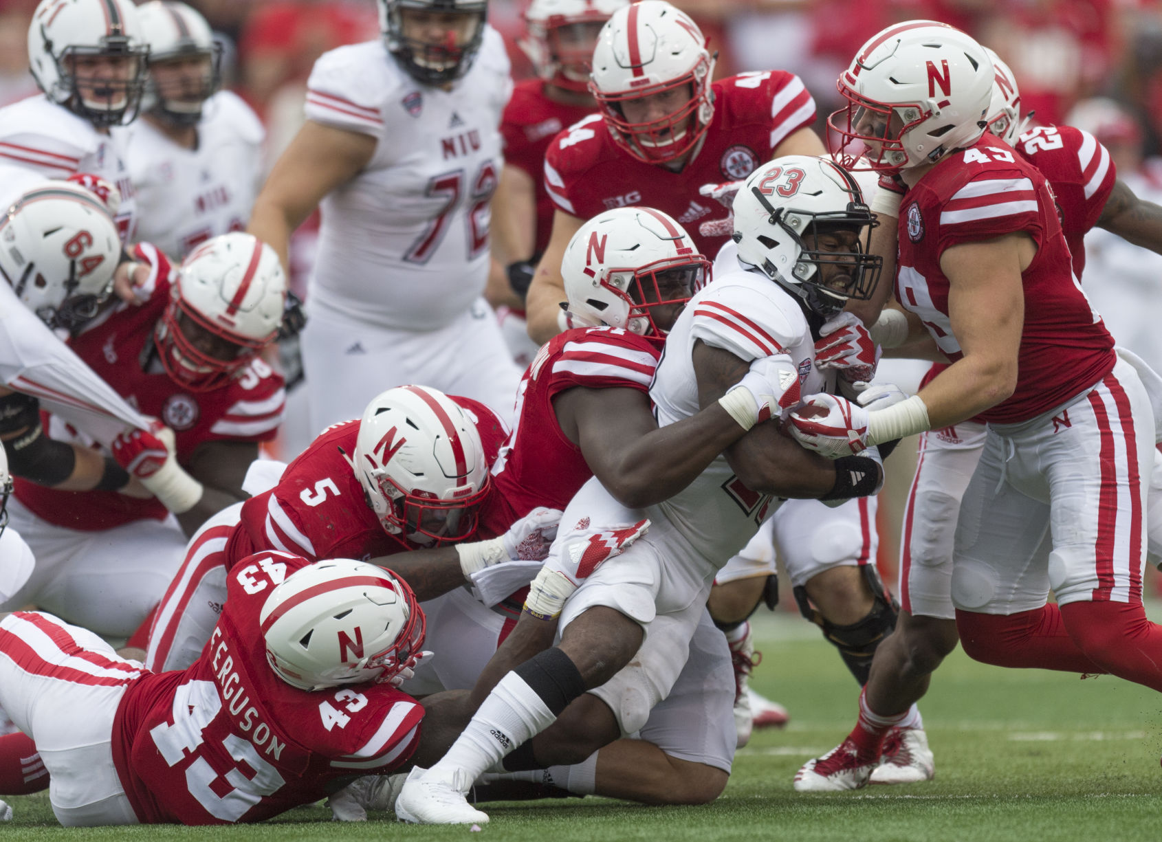 Northern Illinois vs. Nebraska, 9/16/17